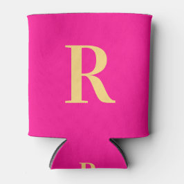 Enfriador De Latas Monograma simple moderno