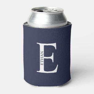 Enfriador De Latas Monograma y Refrigerador de bebidas de nombres per