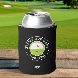 Enfriador De Latas Monogramado – ¡LOS VERDES SON BUENOS PARA TI! Golf