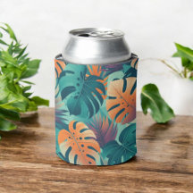 Monstera Tropical Audaz Floral & Palm en Verde