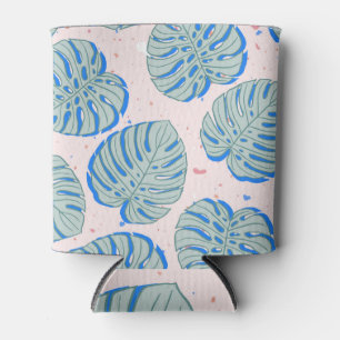 Enfriador De Latas Monstera tropical: Patrón de cosecha Terrazzo