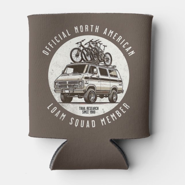 Enfriador De Latas Montaña Bicicleta "Miembro oficial del Escuadrón d (Anverso)