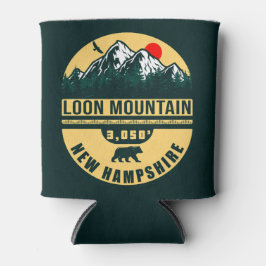 Enfriador De Latas Montaña Loon New Hampshire - Retro Vintage 60s