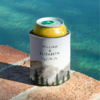 Montañas acuarelas personalizadas