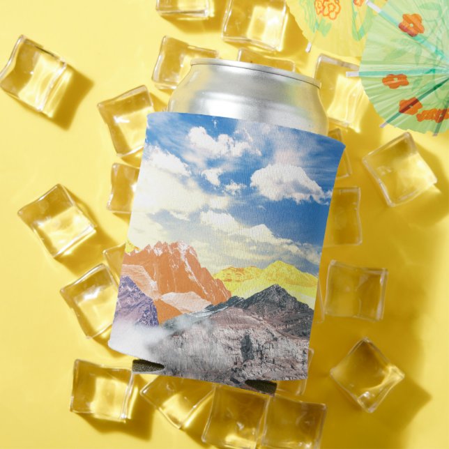 Enfriador De Latas Montañas (fotomontaje) 1 (Verano in situ)