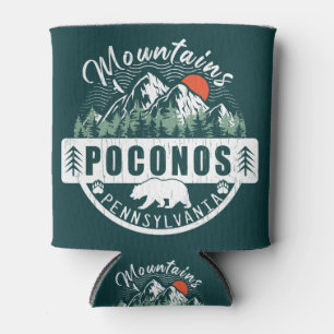 Enfriador De Latas Montañas Pocono Pensilvania - Retro Souvenirs