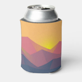 Enfriador De Latas Montañas rusticas geométricas Minimalistas