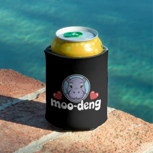Enfriador De Latas Moo Deng Cerdo Saltarín Imagen Tailandesa Bebé Hip