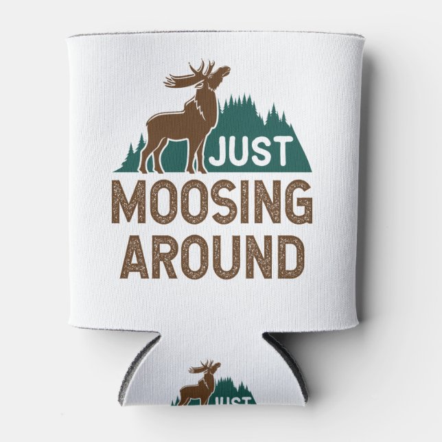 Enfriador De Latas Moose solo se está mudando (Anverso)