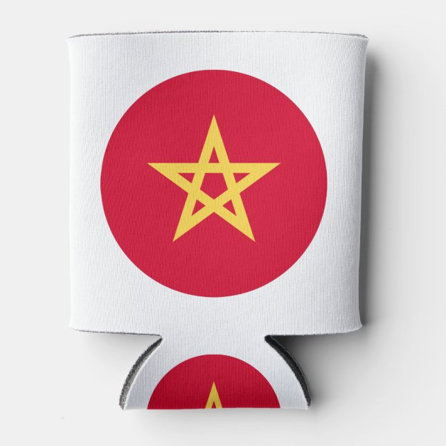Enfriador De Latas Morocco Flag (Anverso)