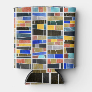 Enfriador De Latas mosaico de vidrio abstracto: textura de alta resol