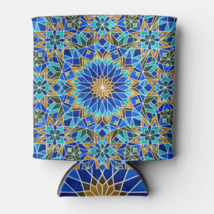 Enfriador De Latas Mosaico Marroquí: Diseño árabe sin foco