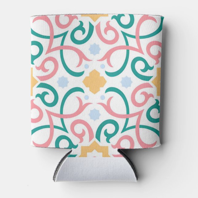 Enfriador De Latas Mosaico/pastel/primavera (Anverso)