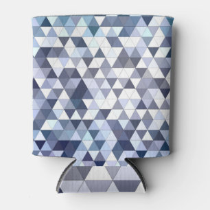 Enfriador De Latas Mosaico triangular geométrico colorido: bac abstra