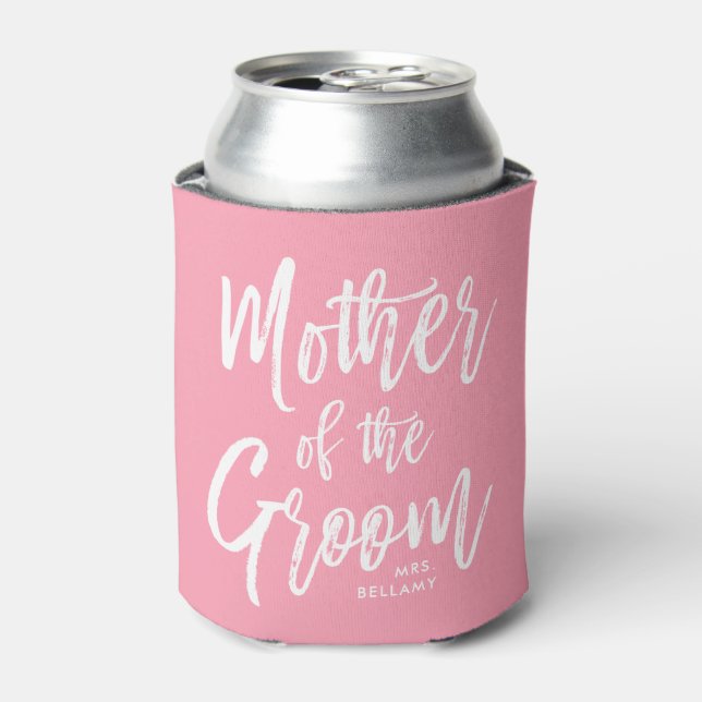 Enfriador De Latas Mother of the Groom | Personalizado de estilo de s (Lata Anverso)