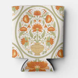 Enfriador De Latas Motif mogol Fantasía Patrón Flores