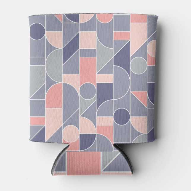 Enfriador De Latas Motif retro Rosa gris sin soldadura (Anverso)