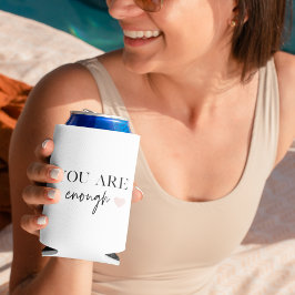 Enfriador De Latas Motivación positiva que eres suficiente cita