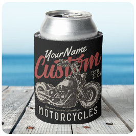 Enfriador De Latas Motocicleta Personalizada Rebelde Crucero Garaje d