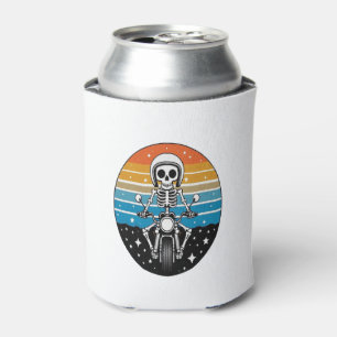 Enfriador De Latas Motocicleta Skeleton Riding