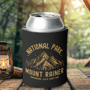 Enfriador De Latas Mount Rainer National Park Forest Landscape