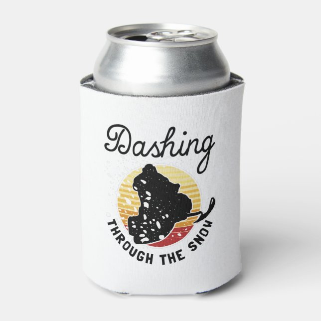 Enfriador De Latas Movilización De Nieve - Arrojando La Nieve (Lata Anverso)