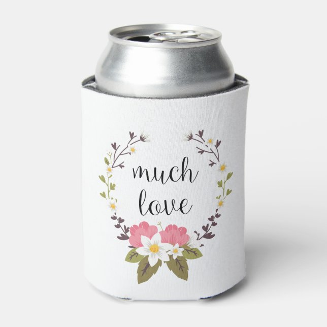 Enfriador De Latas Mucho amor Coozie (Lata Anverso)
