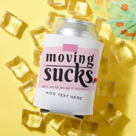 Enfriador De Latas ¡Mudándose Sucks! Moderno Gracioso Adiós, Adiós, r