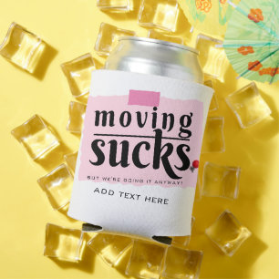 Enfriador De Latas ¡Mudándose Sucks! Moderno Gracioso Adiós, Adiós, r