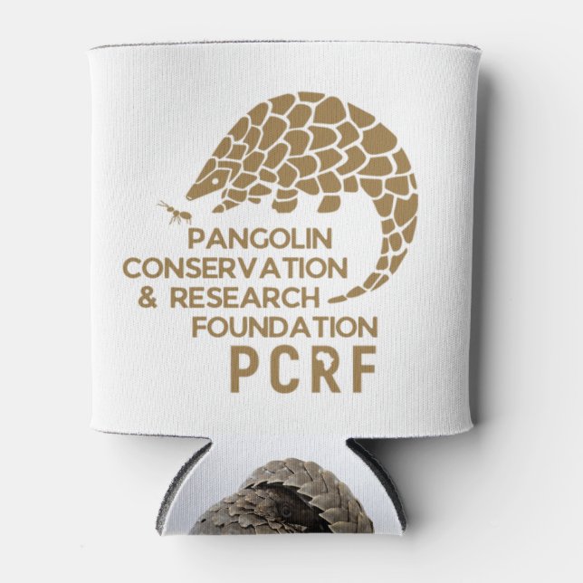 Enfriador De Latas Mug de la Fundación Pangolin para la Conservación  (Anverso)