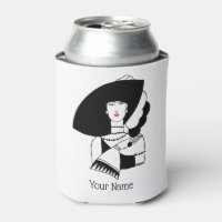 Mujer Art Déco En Grandes Gorras Gantes RL