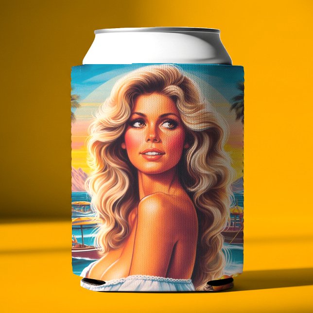 Enfriador De Latas Mujer de verano de los 80 (Subido por el creador)
