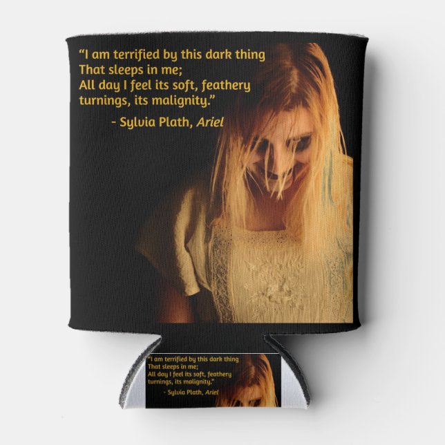 Enfriador De Latas mujer loca (Anverso)