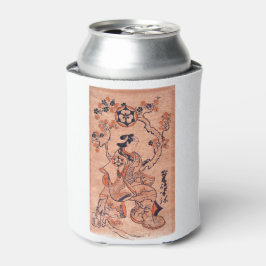 Enfriador De Latas Mujer ventilado dibujando Dekishima Hanya sentado