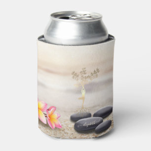 Enfriador De Latas Mujeres de árbol Silueta Zen Piedras