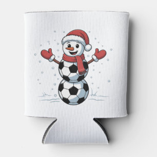 Enfriador De Latas Muñeco de nieve Fútbol Navidad Santa Béisbol Depor