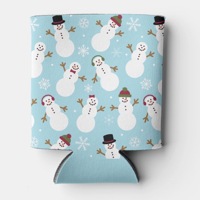 Enfriador De Latas Muñecos de nieve (Anverso)
