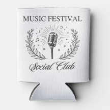 Music Festival Social Club Can Cooler