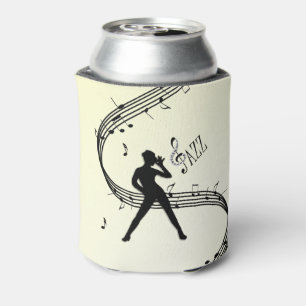 Enfriador De Latas Música amarilla de baile de jazz