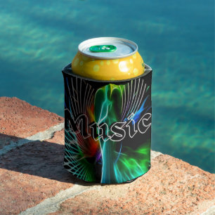 Enfriador De Latas Música de Jamming vintage