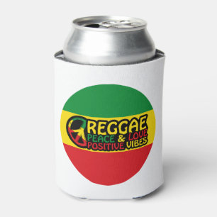Enfriador De Latas Música de reggae con citas positivas