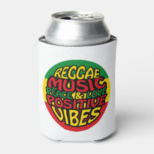 Enfriador De Latas Música de reggae con dichos positivos