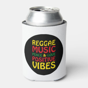 Enfriador De Latas Música de reggae con dichos positivos