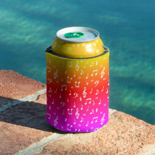 Enfriador De Latas Musical blanco y arcoíris