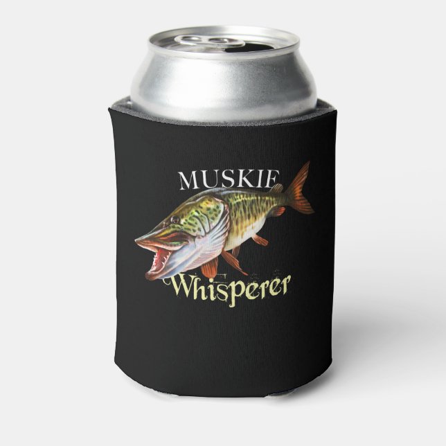 Enfriador De Latas Muskie Whisperer (Reverso de la lata)