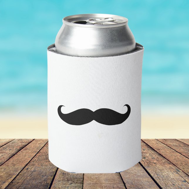 Enfriador De Latas Mustache negro (Subido por el creador)
