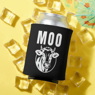 Enfriador De Latas Muu Soy Una Vaca Granja Divertida