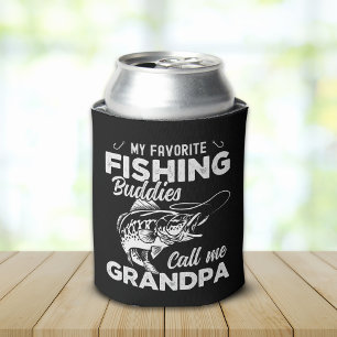 Enfriador De Latas My Favorite Fishing Buddies Call me Grandpa