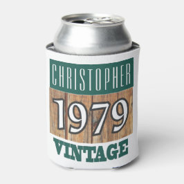 Enfriador De Latas Nacido en 1979. Refrigerador de bebidas del año de