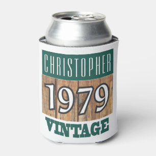 Enfriador De Latas Nacido en 1979. Refrigerador de bebidas del año de